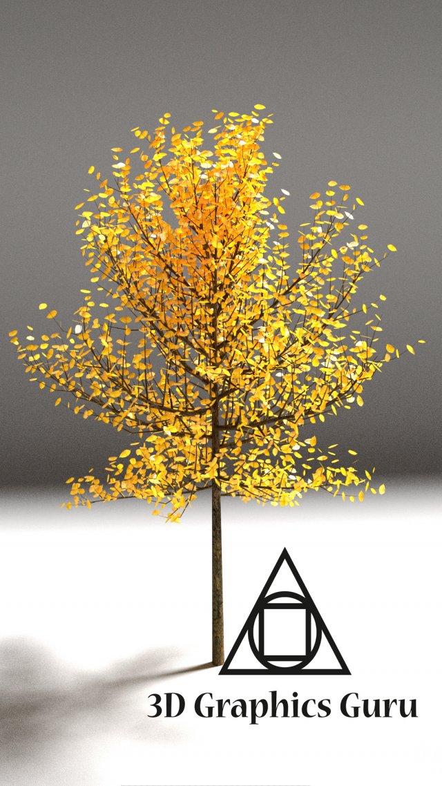 realistic tree Modello 3D .c4d .max .obj .3ds .fbx .stl .blend