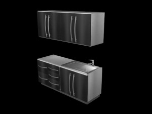 kitchen furniture 3D मॉडल