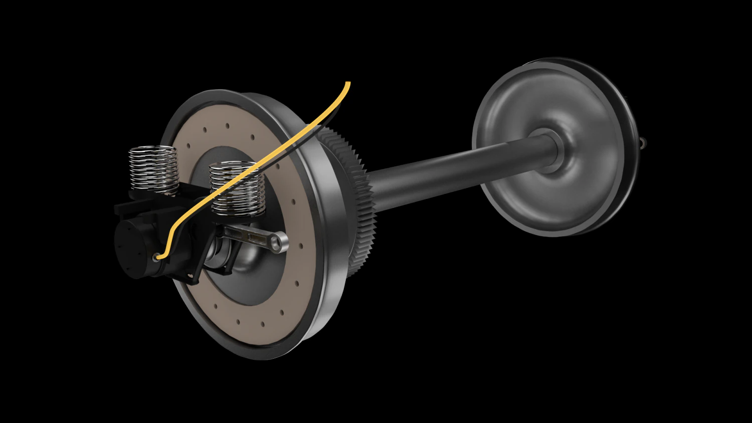 train wheel 3D Model .c4d .max .obj .3ds .fbx .stl .blend