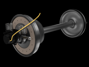 train wheel Model 3D