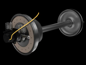 roda de trem Modelo 3D