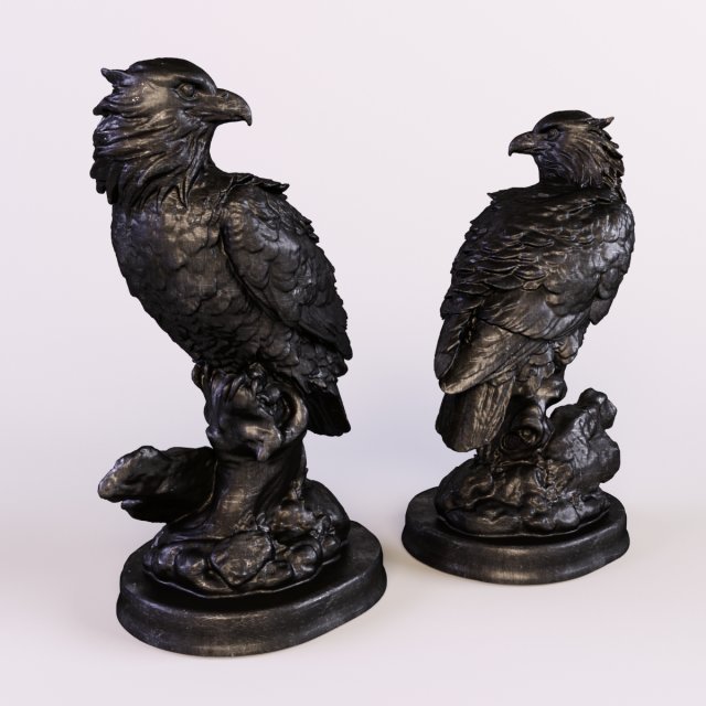 eagle 3D-Modell .c4d .max .obj .3ds .fbx .stl .blend 