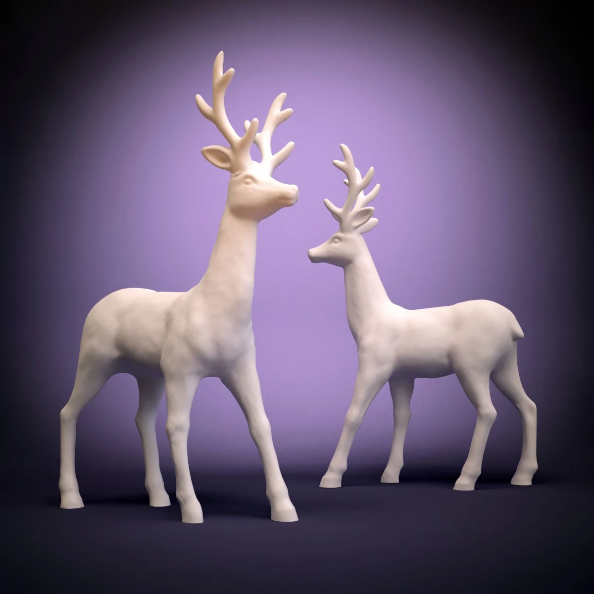 deer1 3D Model .c4d .max .obj .3ds .fbx .stl .blend 