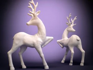 사슴2 3D 모델