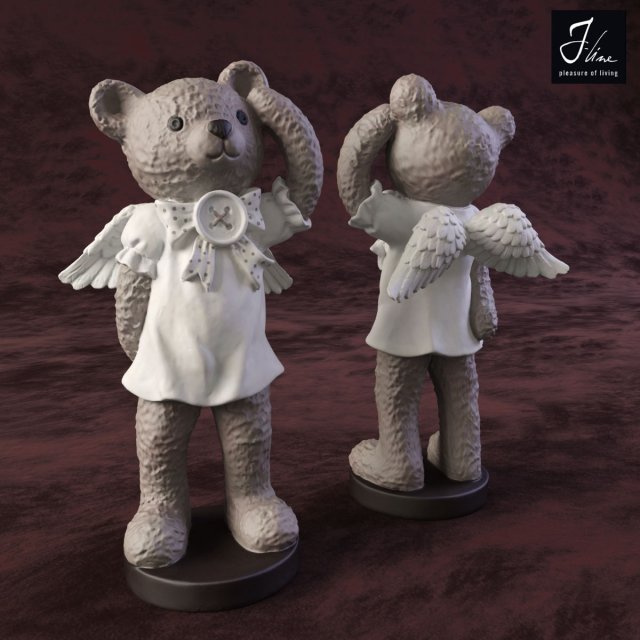 bear angel1 3D-Modell .c4d .max .obj .3ds .fbx .stl .blend 