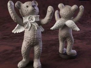 медведь ангел2 3D Модель