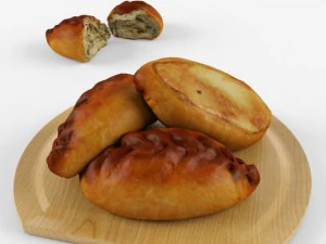 torta de repolho Modelo 3D