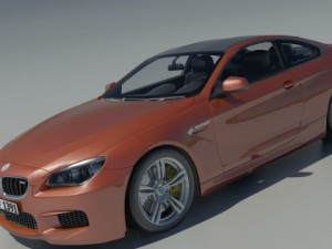 bmw m6 coupe 2015 3D 모델