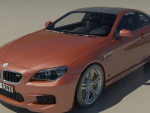 bmw m6 coupe 2015 3D Model