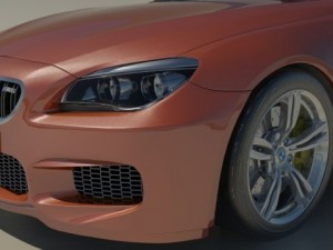 bmw m6 coupe 2015 3D Model