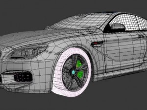 bmw m6 coupe 2015 3D Model