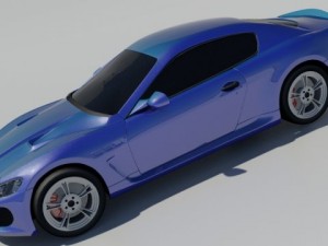 2015 maserati granturismo 3D 모델