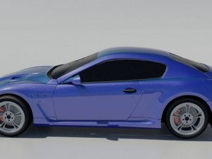 2015 maserati granturismo Model 3D
