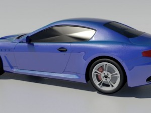 2015 maserati granturismo Model 3D