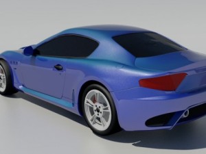 2015 maserati granturismo Model 3D