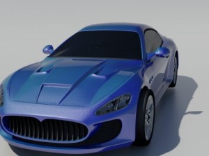 2015 maserati granturismo Model 3D