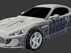 2015 maserati granturismo Model 3D