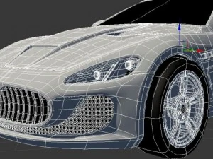 2015 maserati granturismo 3D Model
