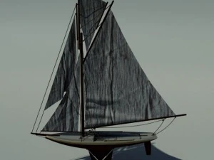 ミニチュアヨット 3Dモデル