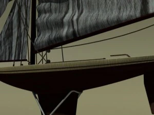 ミニチュアヨット 3Dモデル