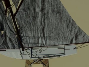 ミニチュアヨット 3Dモデル