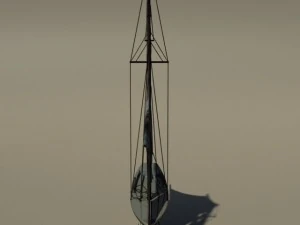 ミニチュアヨット 3Dモデル