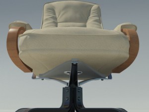office arm chair 3D Model
