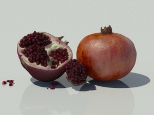pomegranate Modello 3D