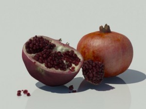 pomegranate Modello 3D