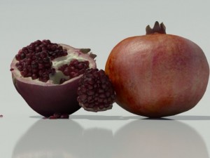 pomegranate Modello 3D