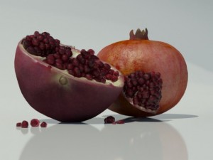pomegranate Modello 3D