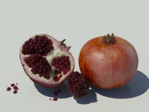 pomegranate Modello 3D