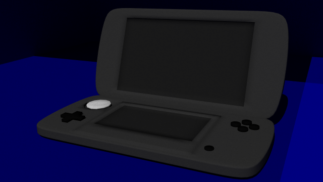 nintendo 3ds xl black 3D 模型 .c4d .max .obj .3ds .fbx .stl .blend 
