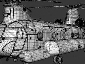 chinookmh-47 Modelo 3D
