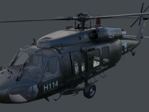 uh60 Model 3D