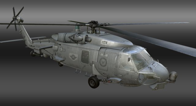 sikorsky sh-60 seahawk 3Dモデル .c4d .max .obj .3ds .fbx .stl .blend 