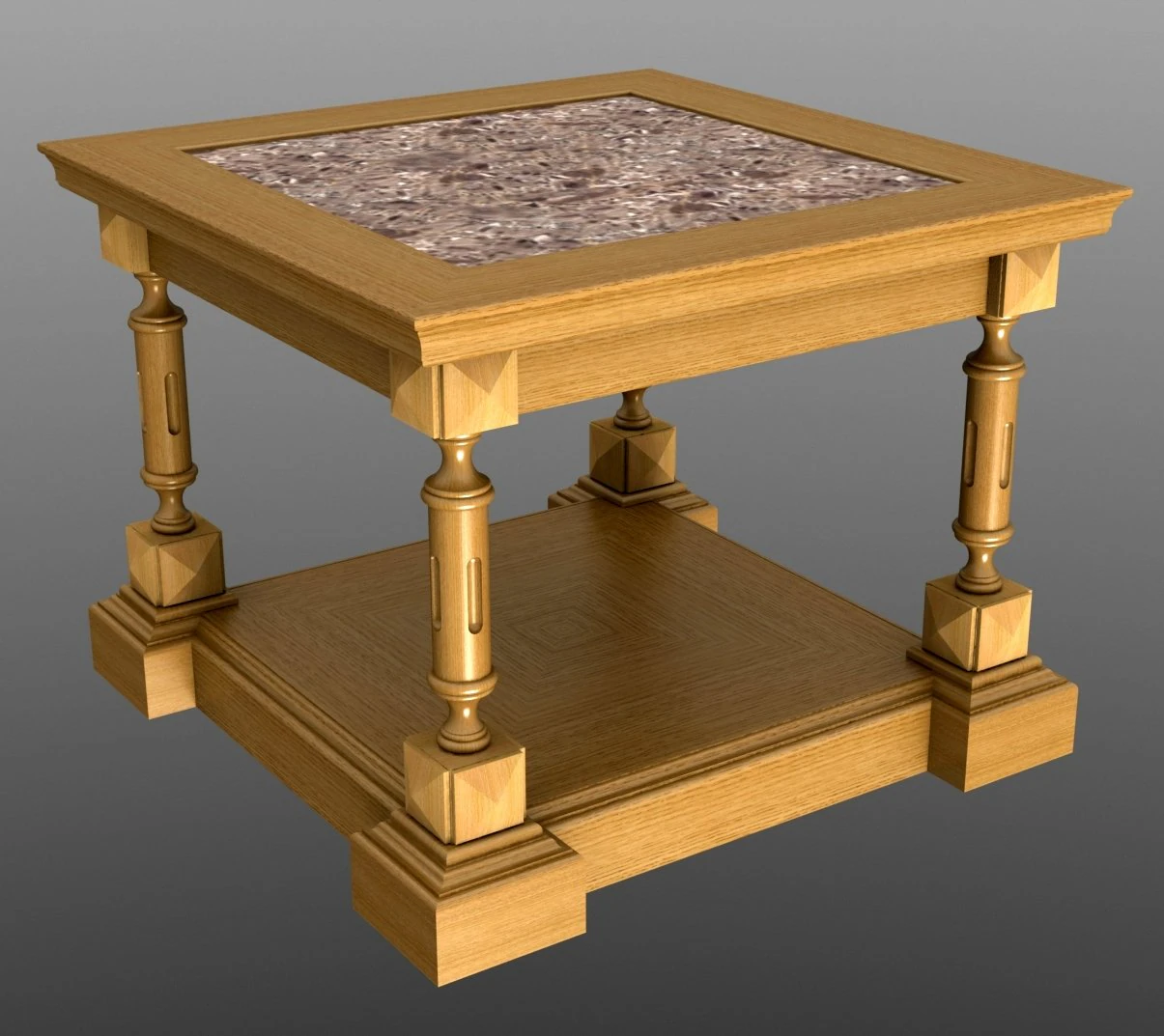 coffee table 3D Model .c4d .max .obj .3ds .fbx .stl .blend