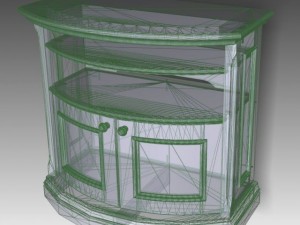 tv stand Model 3D