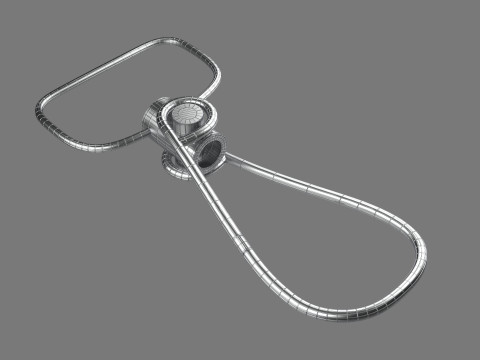 Keychain Eleven key ring with chain Modelo 3D