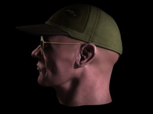 head with cap and sunglass 3D मॉडल