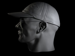 head with cap and sunglass 3D मॉडल