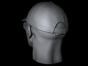 head with cap and sunglass 3D मॉडल