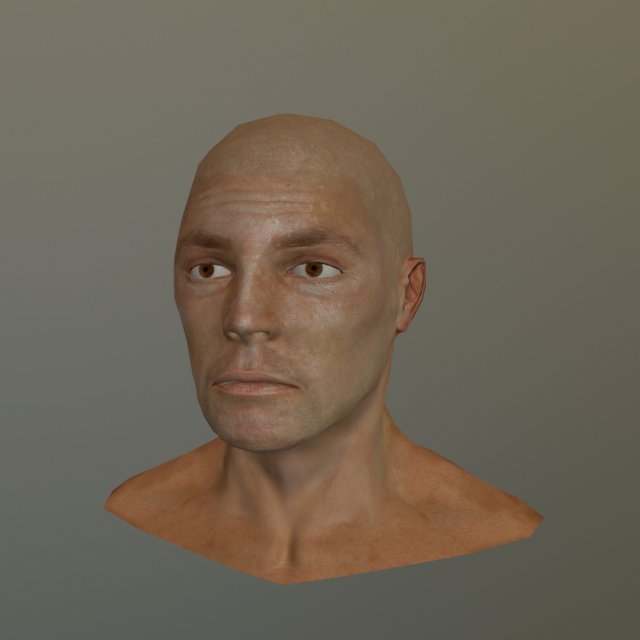 genhead lowpoly Modèle 3D .c4d .max .obj .3ds .fbx .stl .blend 