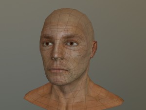genhead lowpoly Modèle 3D