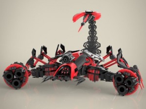 robotic scorpio Model 3D