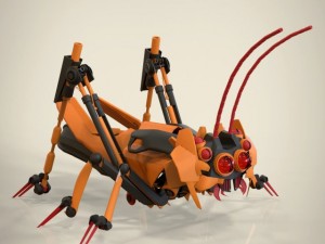robotic grasshopper 3D 模型