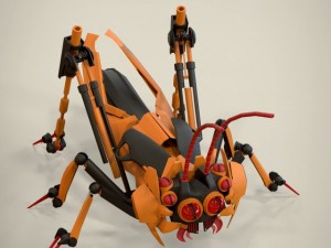 robotic grasshopper 3D 模型
