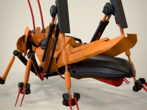 robotic grasshopper 3D 模型