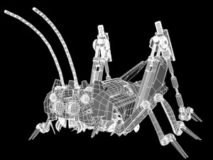 robotic grasshopper 3D 模型