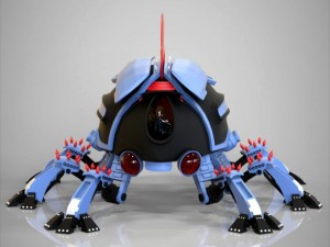 robotic beetle 3D Model